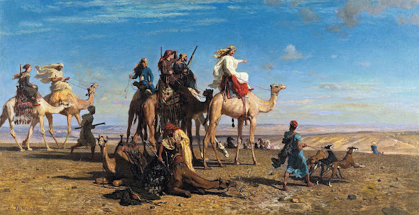 Gazelle Hunt In Egypt 1857