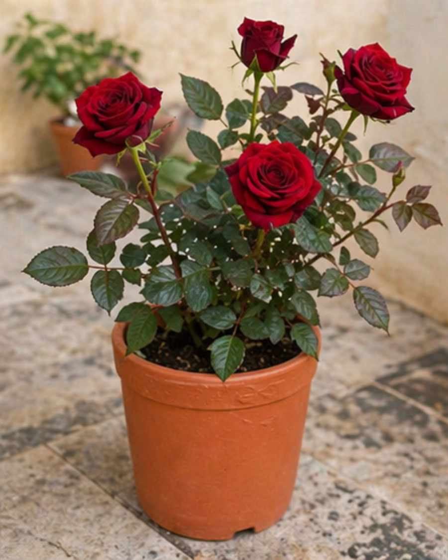 English Rose Flowering Plant — view 6