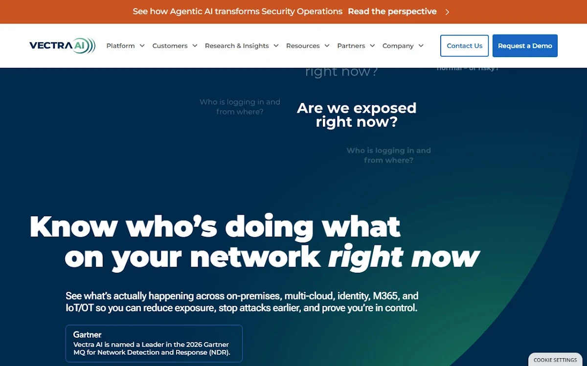 Captura de vectranetworks.com
