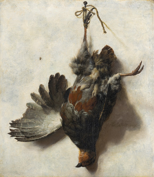 Dead Partridge Hanging from a Nail c 1650   1652