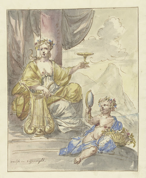 Allegorie op Vrolijkheid en Genoegen 1677   1755