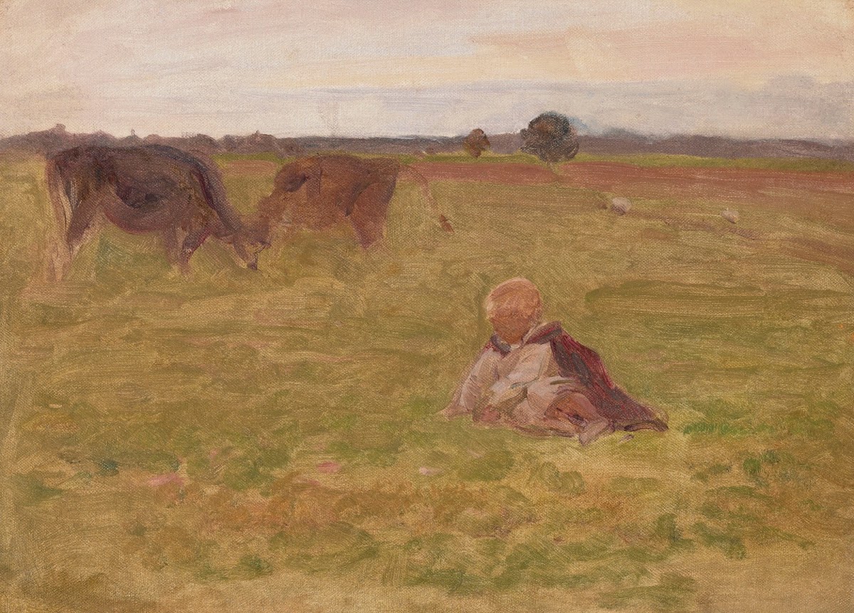Boy Cowherd sketch 1897   1902