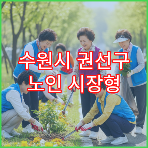 수원시 권선구 노인 시장형 사업단 모집 일정과 지원 조건