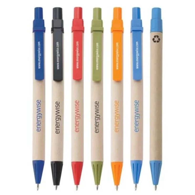 pulpen kertas/pulpen promosi/pulpen costum/logo suka - suka — foto 1