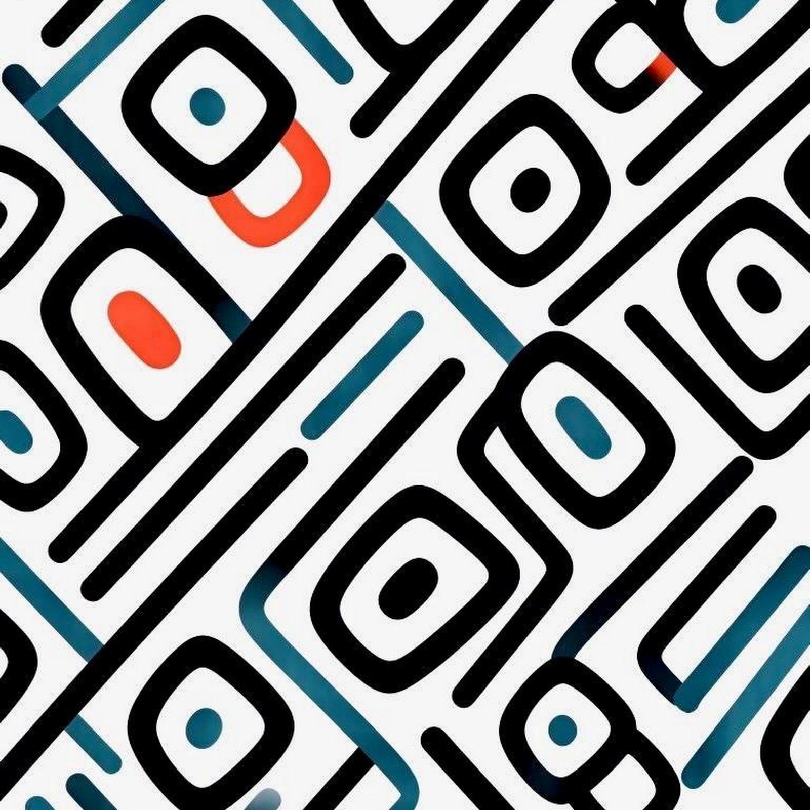 Download Abstract Tribal Line Pattern iPhone