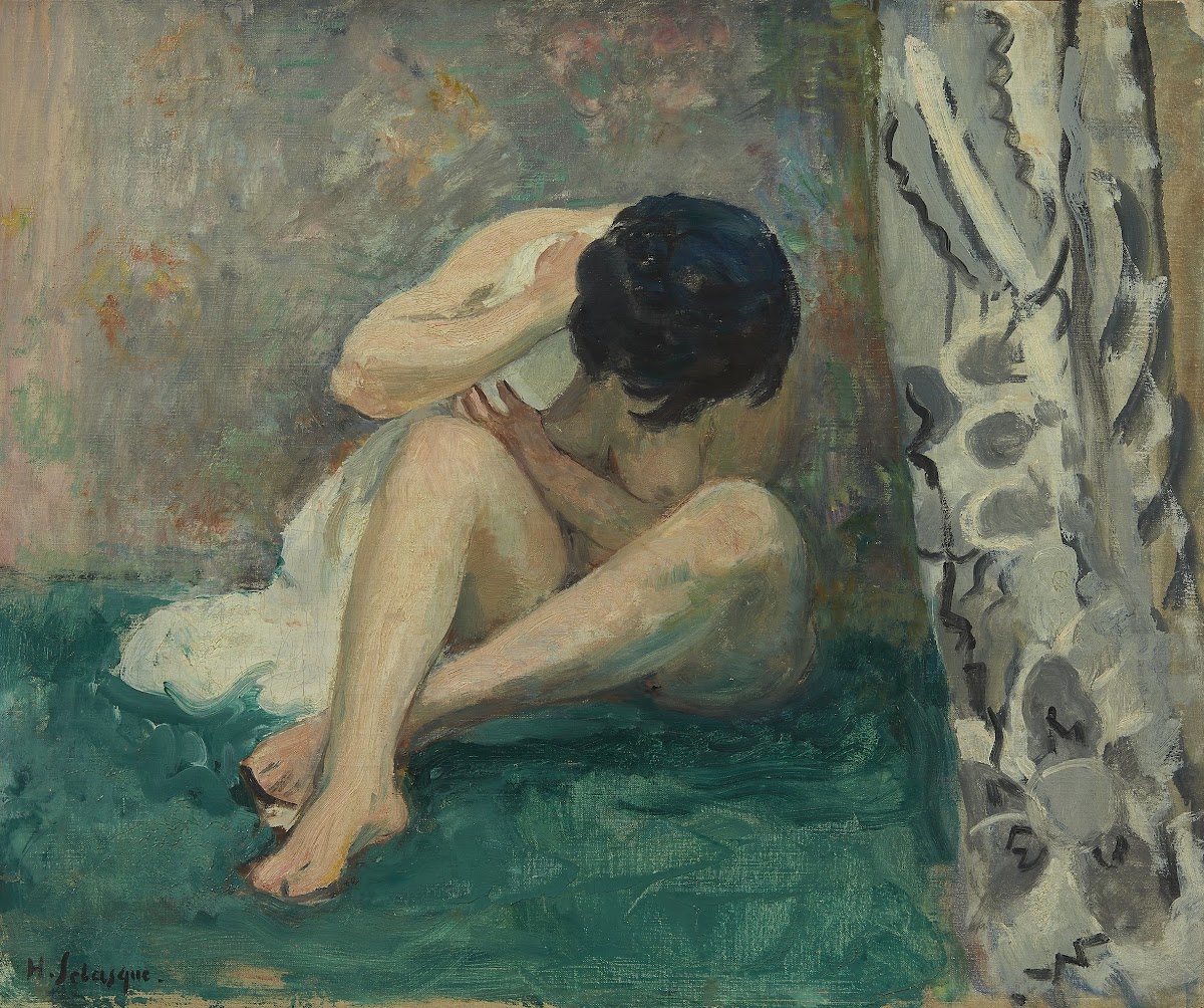 Nu au tapis vert Kiki circa 1920