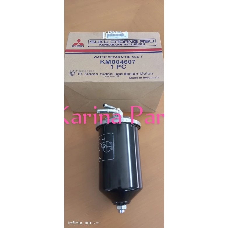 Filter Solar Bawah Assy Canter Original Mitsubishi KM004607 untuk Performa Optimal