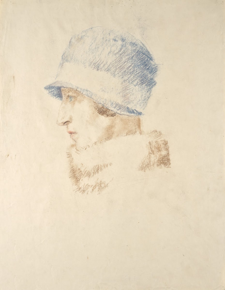 Dame mit Hut