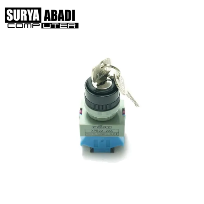 KEY SELECTOR SWITCH STAY-PUT 22MM TAB XPB2