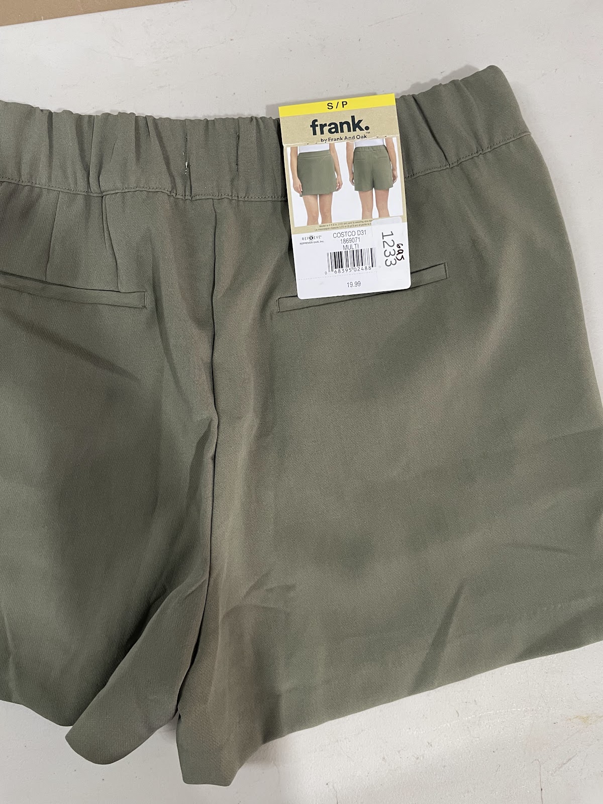 Frank Skort Green S #1233