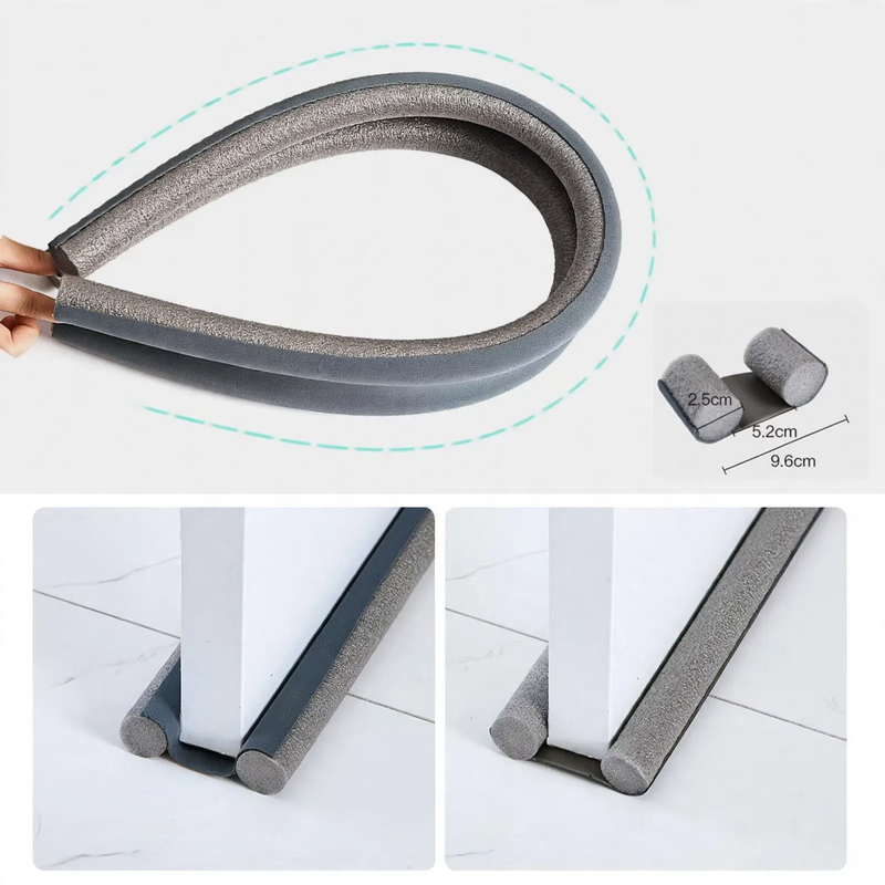 Schaumstoff-Türbodendichtung, 930 mm