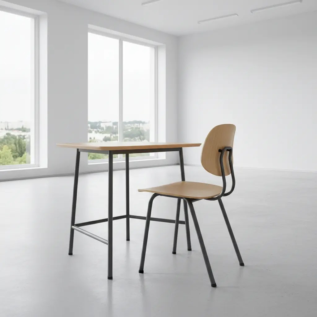 Model Kursi Meja Sekolah Modern Minimalis