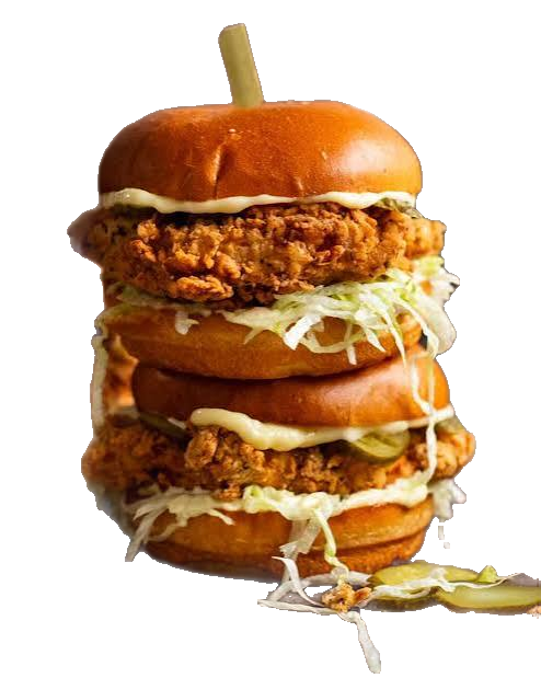 Chicken fillet burger