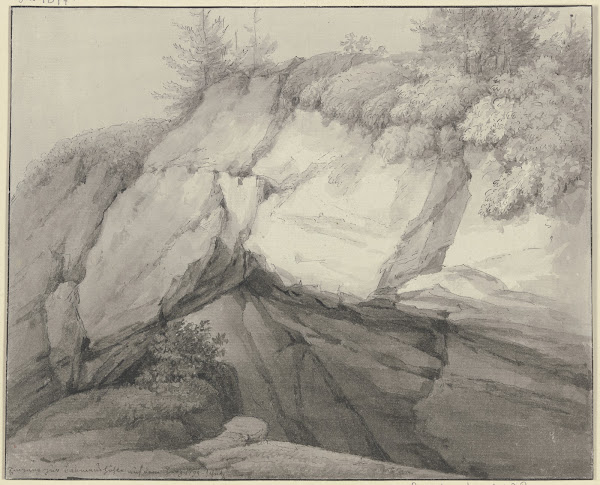 Rockcave in the mountains 1799