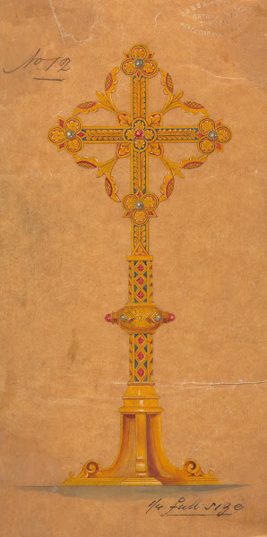 Design executed for Jones and Willis metal and wood workers and church furniture