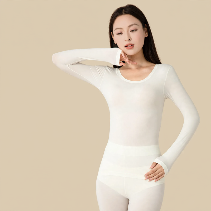 Women's thermal underwear, ultra-thin and seamless