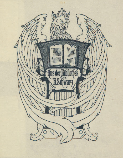 Ekslibris Heiner Schwarz 1922 1930