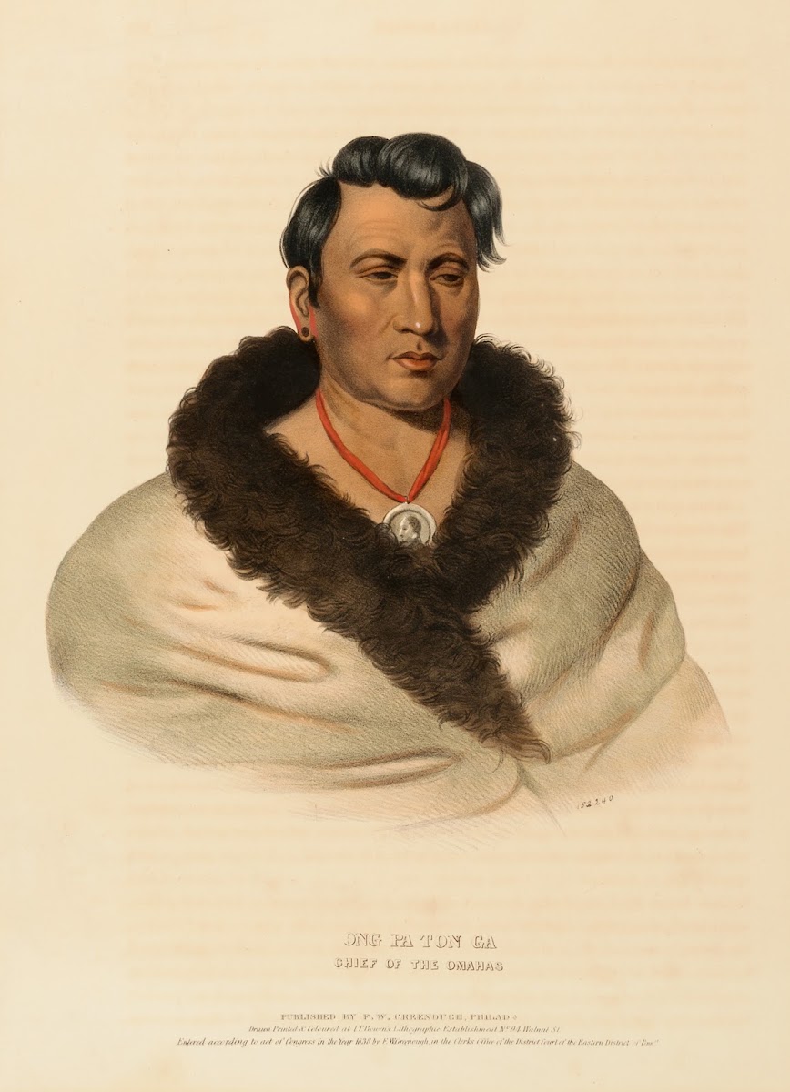 Ong Pa Ton Ga Chief Of The Omahas 1838