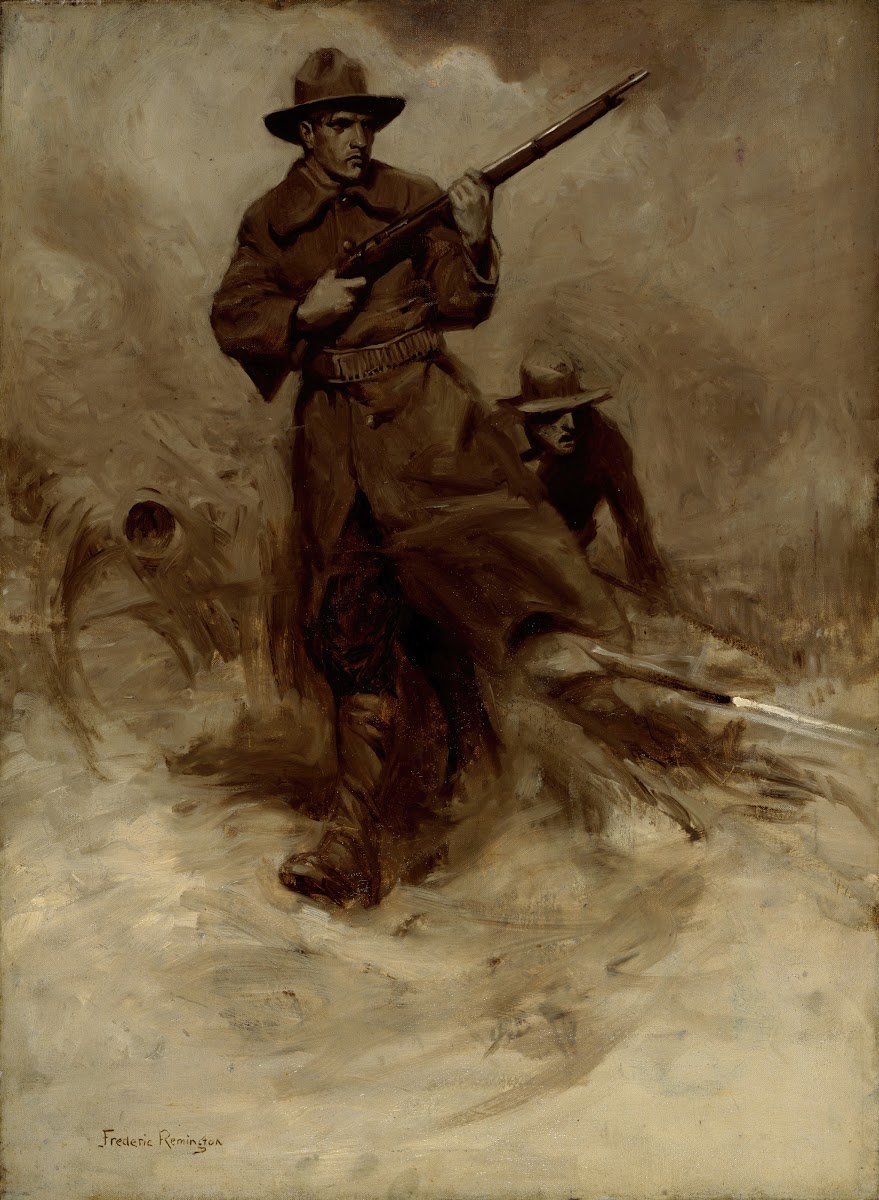 Spanish American War Soldiers in Action
