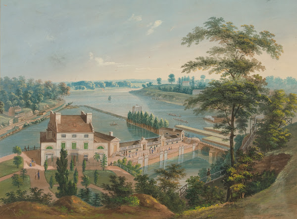Water works in Fairmount ParkPhiladelphia ca 1838