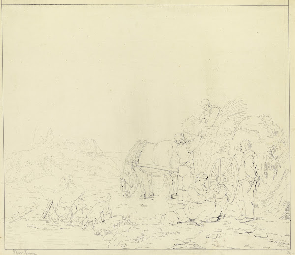 Farmers during harvest