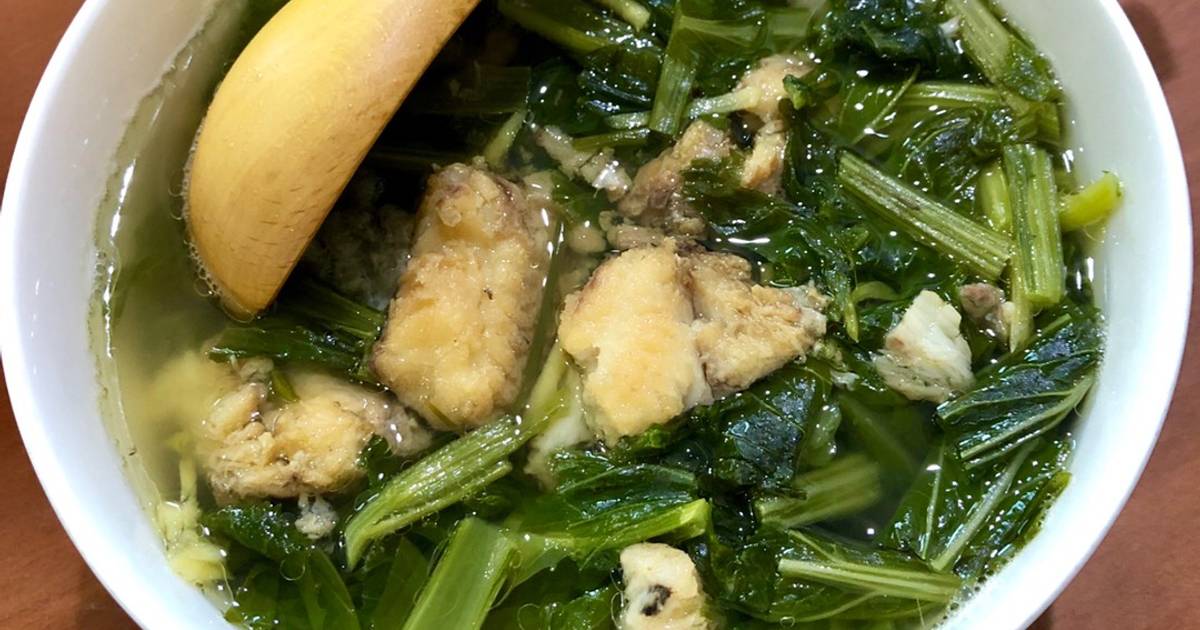 Canh cá rô rau cải