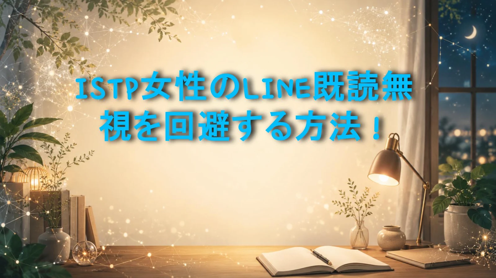 ISTP女性のLINE既読無視を回避する方法！
