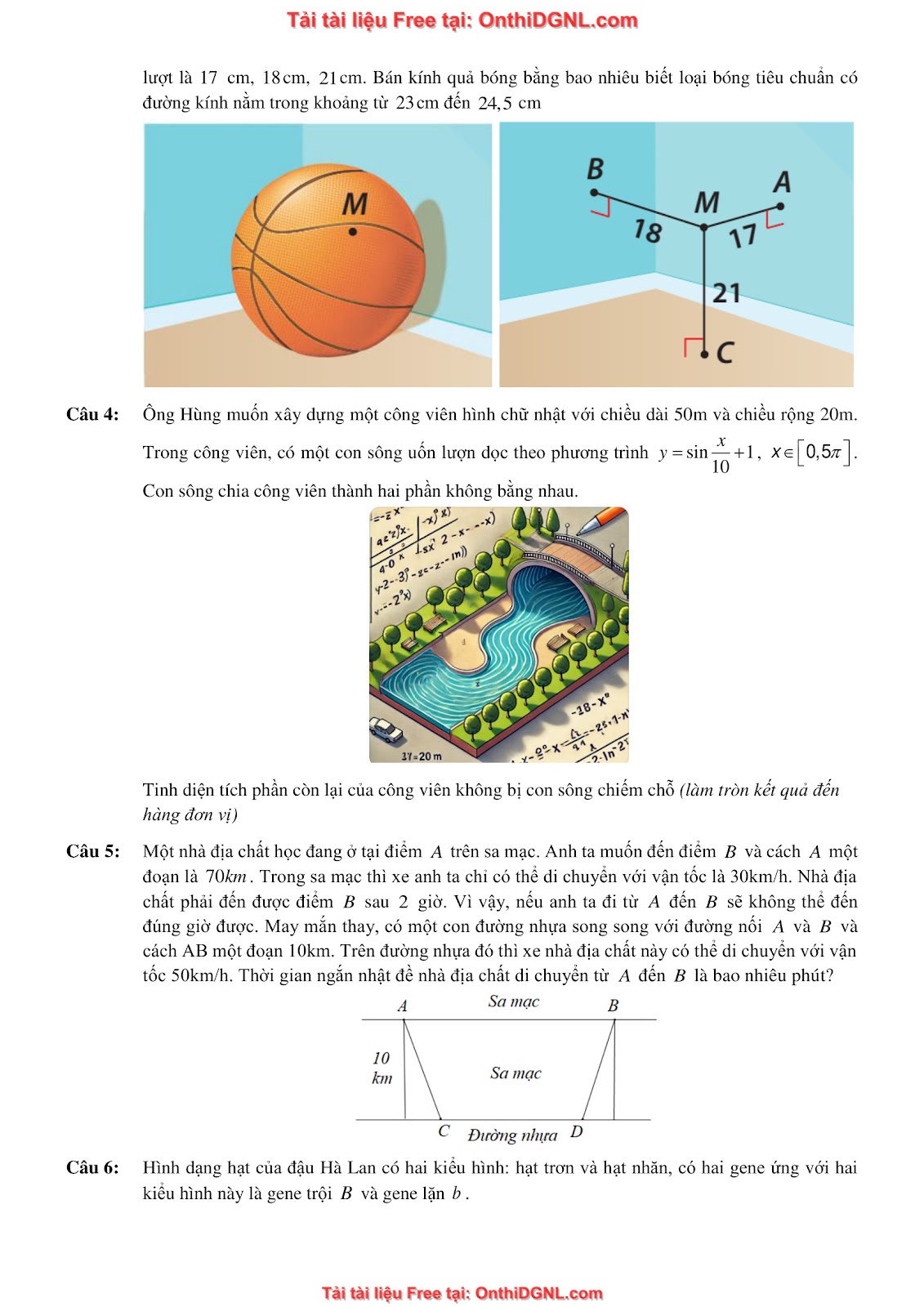 32 đề phát triển minh họa môn toán - có đáp án
