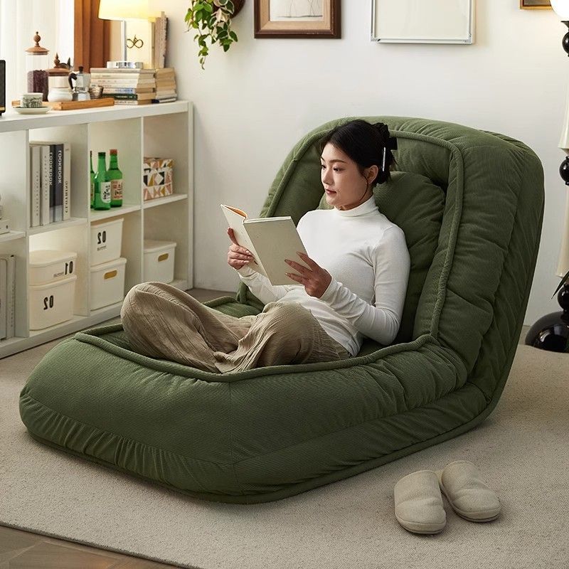 Klappsofa aus Kordstoff, Einzelsitz