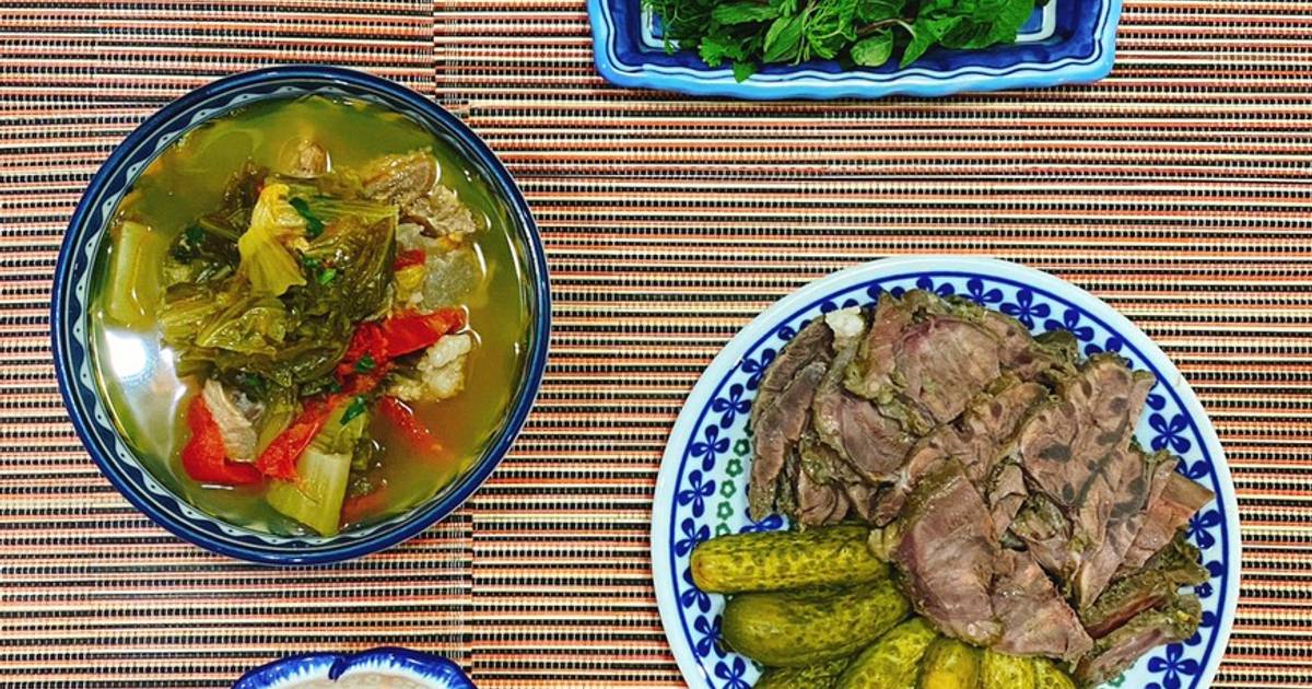 Bắp bò kho mật mía
