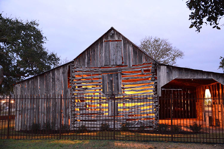 Balcones Creek original historic farmhouse