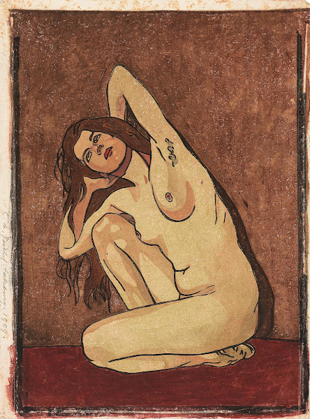Weibliche Aktstudie 1909