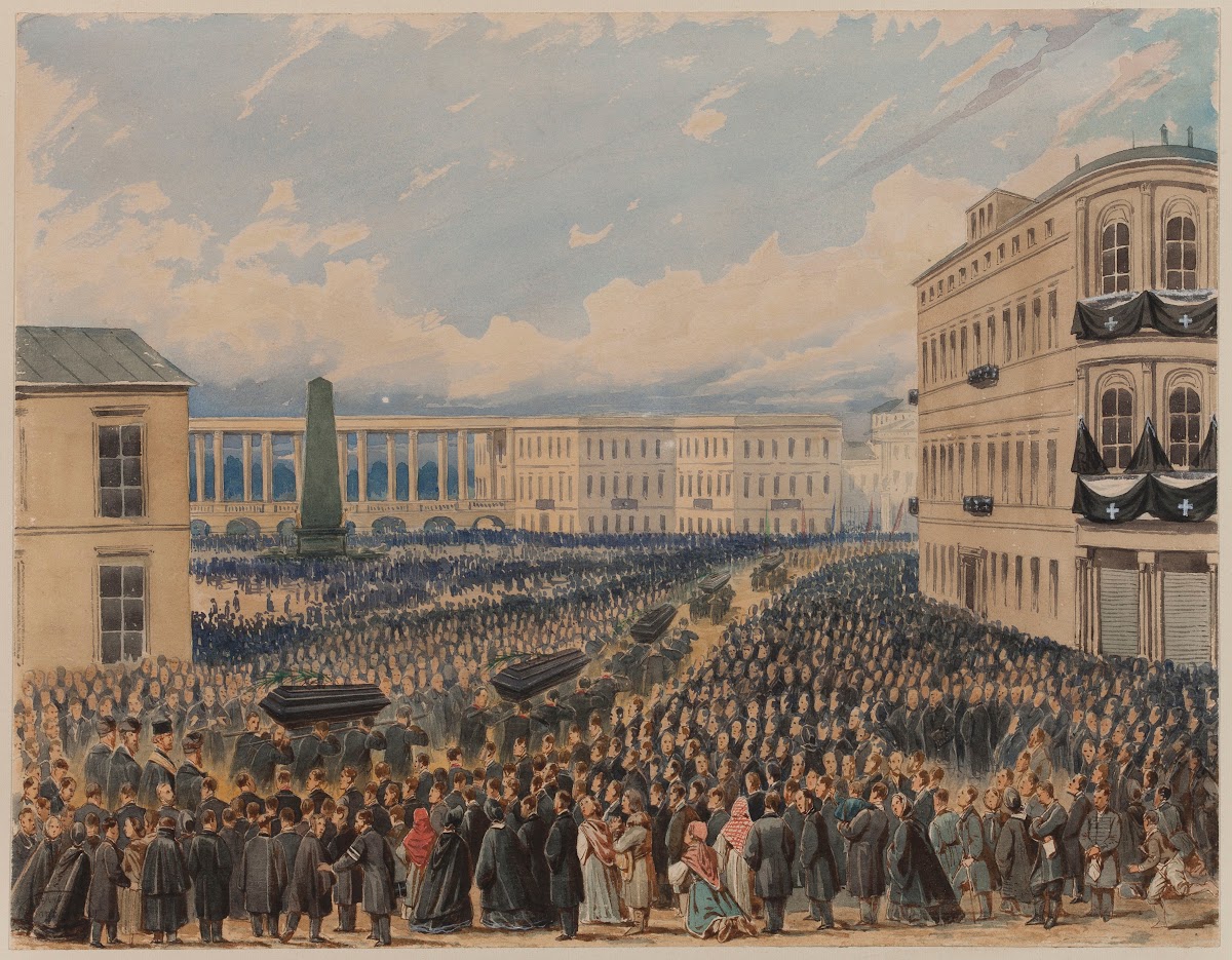 Funeral of four casualties