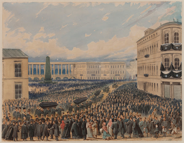 Funeral of four casualties