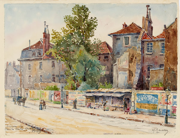 Prison du Cherche Midi rue du Cherche Midi au coin du boulevard Raspail 1909