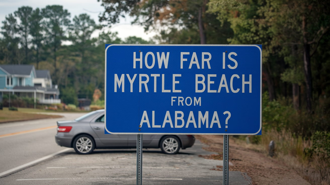 Distance and Travel Guide: North Myrtle Beach from Alabama