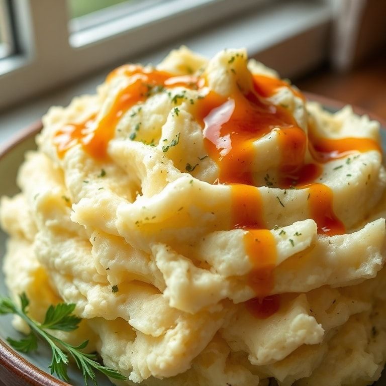 Vegan No-Boil Mashed Potatoes Recipe – Easy, Fluffy Comfort Food for Weeknight Dinners finished
