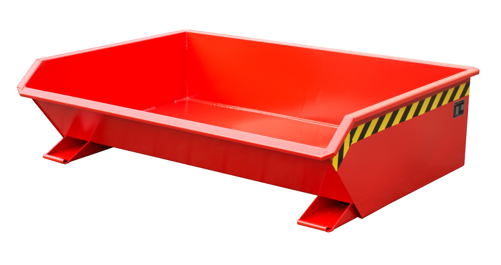 Mini-Kiepcontainer MGU 610, gelakt, Vuurrood