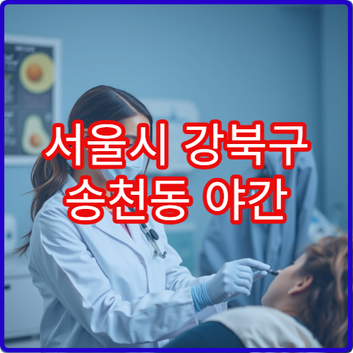 서울시 강북구 송천동 야간 신경과 어지럼증·불면증 진료 병원