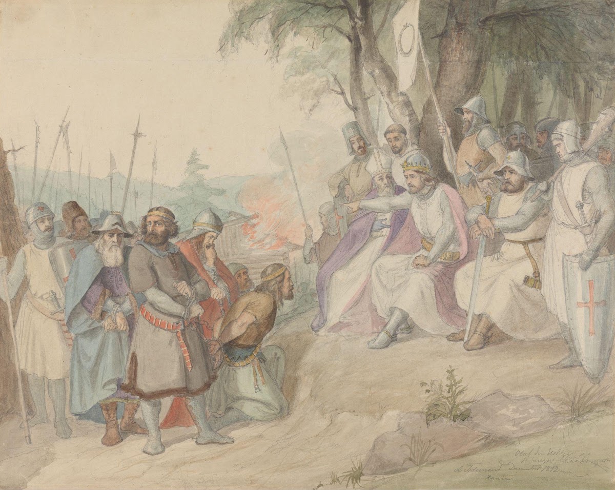 Olav den hellige og de fangne småkonger 1842