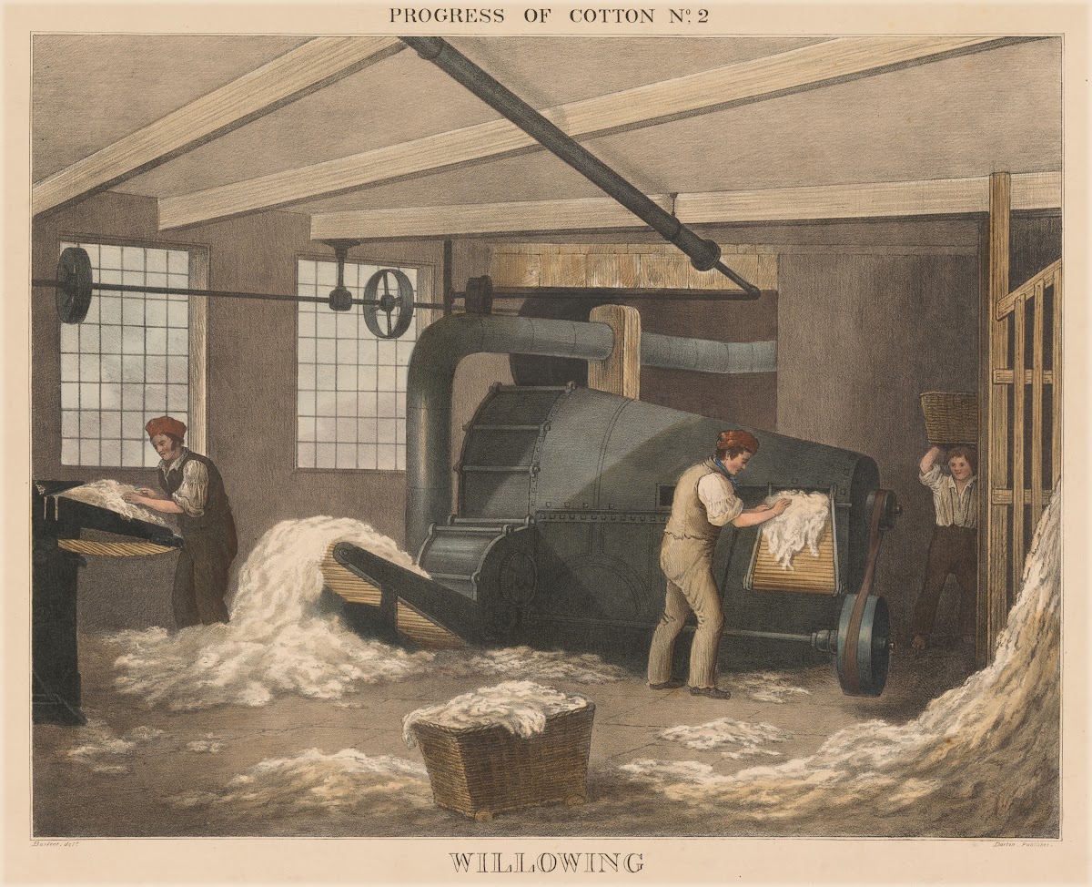 Progress of Cotton 2 Willowing 1840