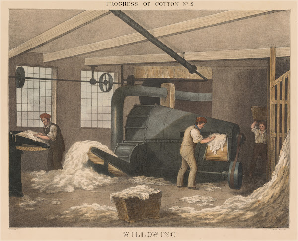 Progress of Cotton 2 Willowing 1840