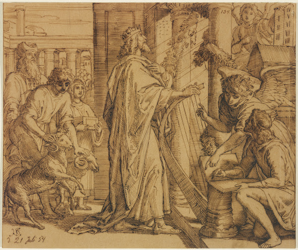 David der Psalmist  Anbetung 1854