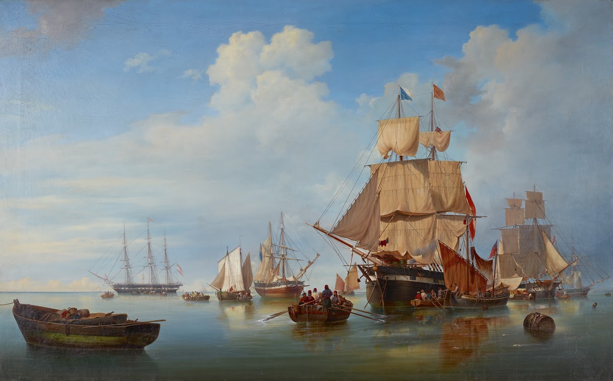 Seestück mit Scirocco 1846