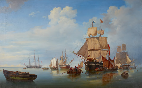 Seestück mit Scirocco 1846