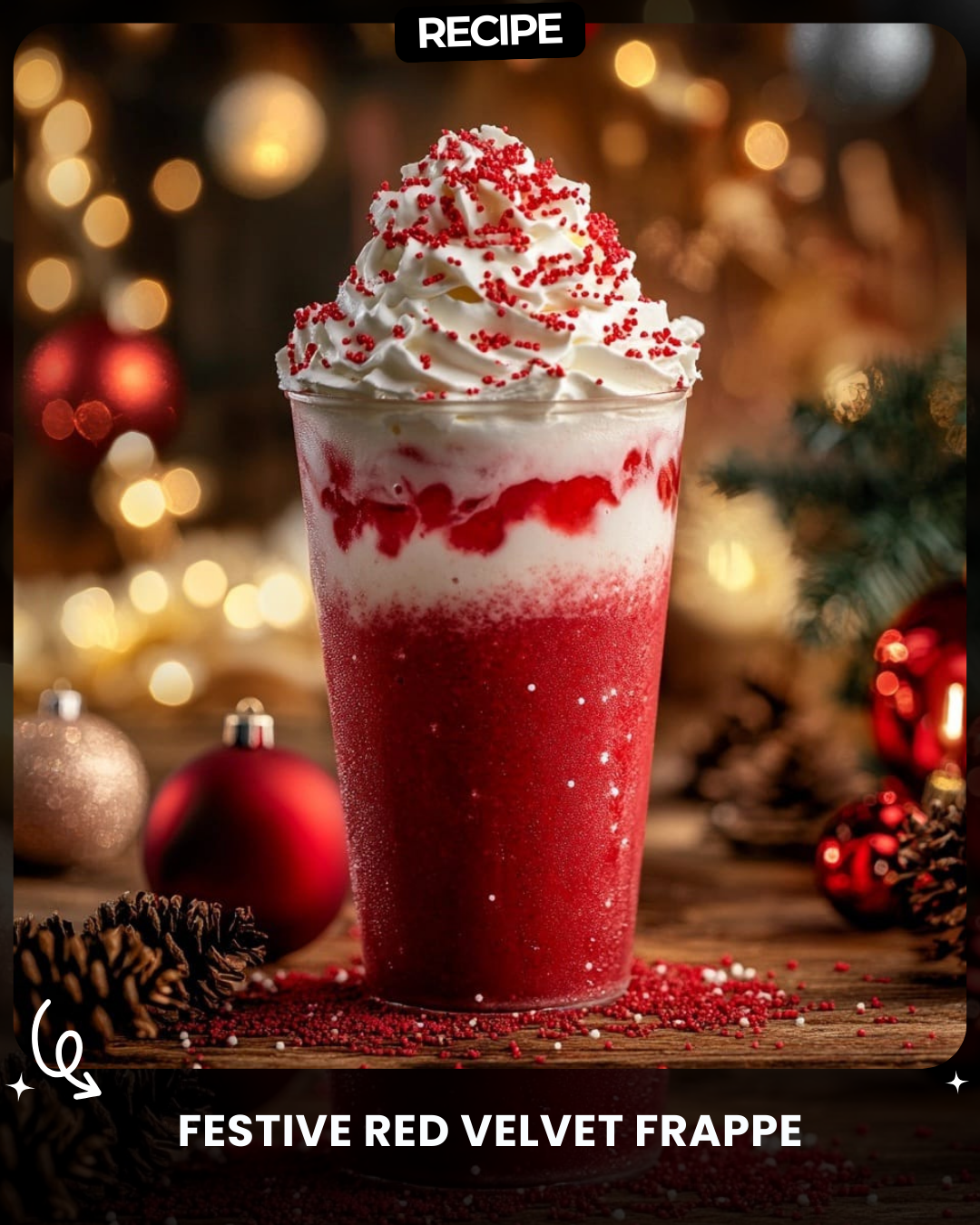 Festive Red Velvet Frappe