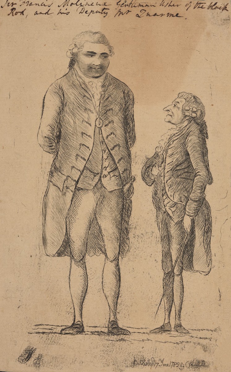 Sir Francis Molyneux and Mr Quarme 1782