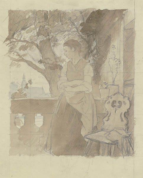 Girl on the veranda