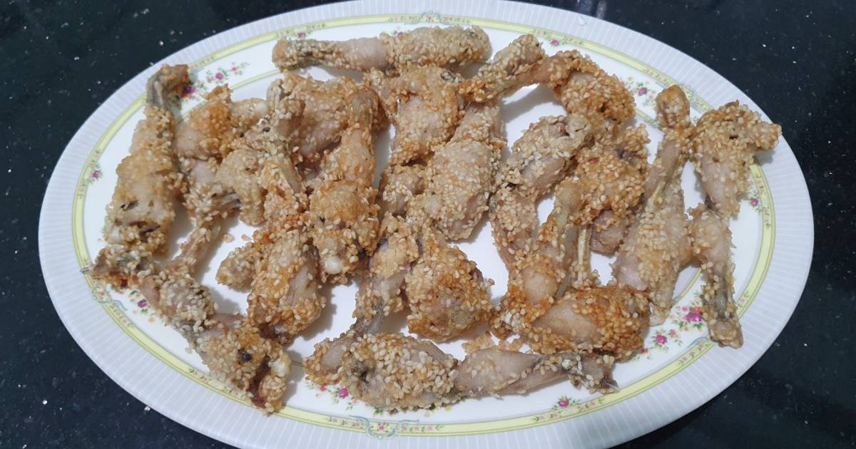 SP.0534 - Đùi Ếch Chiên Tẩm Mè
