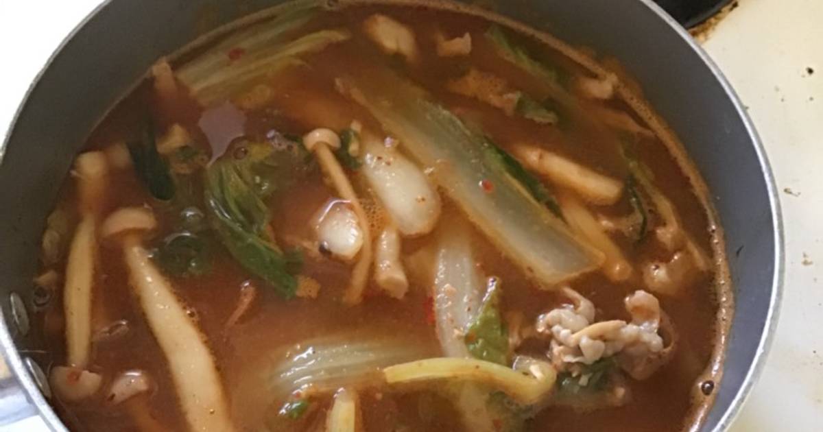 Canh gà cay (닭개장)
